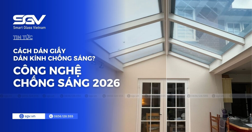 Cách dán giấy dán kính chống sáng và chọn giải pháp phù hợp